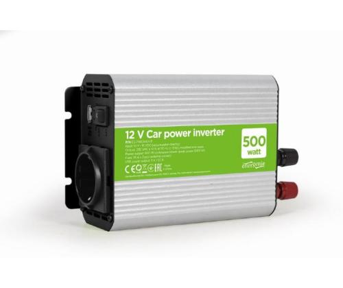 POWER INVERTER CAR 12V 500W/EG-PWC500-01 GEMBIRD