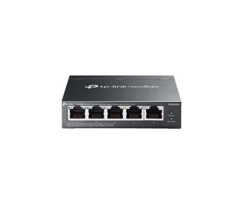Switch TP-LINK Desktop/pedestal 5x10Base-T / 100Base-TX / 1000Base-T PoE ports 4 ES205GP
