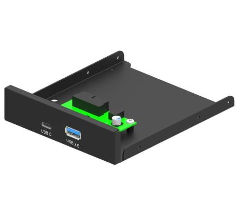 CASE ACC FRONT 3.5" PANEL/USB 2P FDI3-U3C-01 GEMBRID