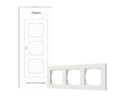 SMART SWITCH FRAME H2 (3-GANG)/WHITE FE-X02D-W AQARA