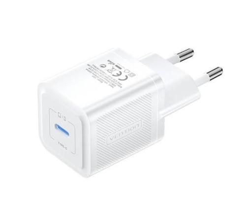 MOBILE CHARGER WALL 20W USB-C/1P WHITE FEPW0-EU VENTION