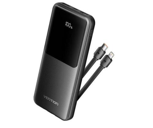 POWER BANK USB 10000MAH 22.5W/BLACK FHOB0 VENTION
