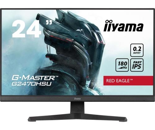 LCD Monitor IIYAMA G2470HSU-B6 24" Panel IPS 1920x1080 16:9 180Hz Matte 0.2 ms Speakers Colour...