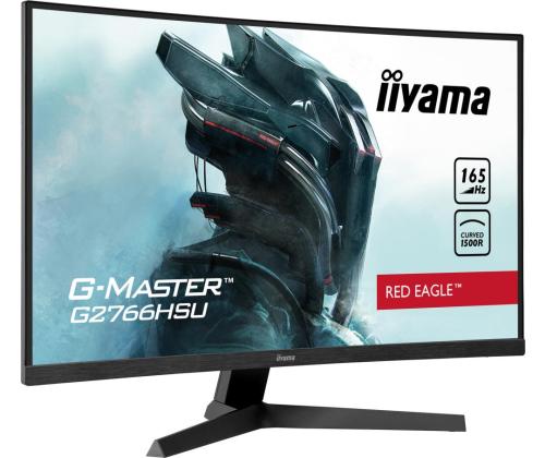 LCD Monitor IIYAMA G2766HSU-B1 27" Gaming/Curved Panel VA 1920x1080 16:9 165Hz Matte 1 ms...
