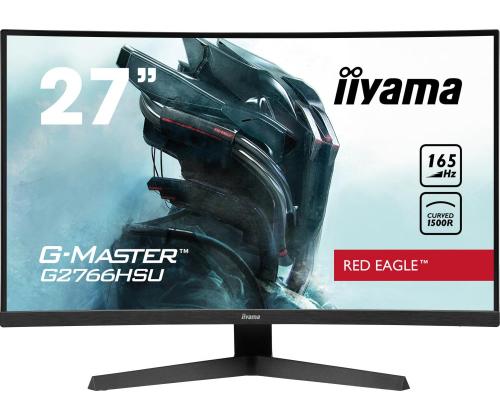 LCD Monitor IIYAMA G2766HSU-B1 27" Gaming/Curved Panel VA 1920x1080 16:9 165Hz Matte 1 ms...