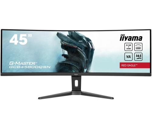LCD Monitor IIYAMA GCB4580DQSN-B1 45" Curved Panel VA 5120x1440 32:9 165Hz Matte 0.8 ms Speakers...