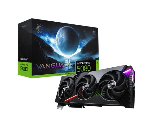 VGA PCIE16 RTX5080 16GB GDDR7/RTX5080 16G VANGUARD SOC MSI