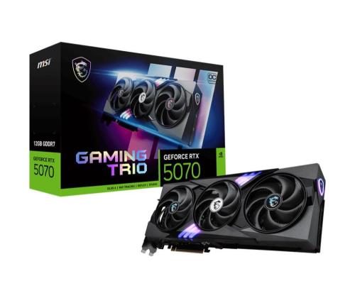VGA PCIE16 RTX5070 12GB GDDR7/RTX5070 12G GAMING TRIO OC MSI