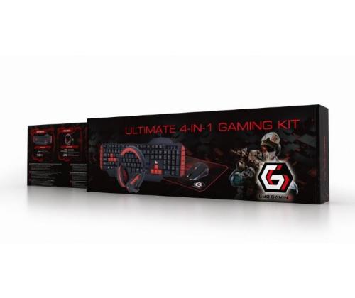 KEYBOARD USB GAMING KIT ENG/ULTIMATE GGS-UMG4-02 GEMBIRD