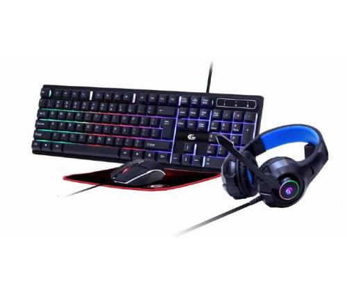 KEYBOARD USB GAMING KIT ENG/GHOST GGS-UMGL4-02 GEMBIRD