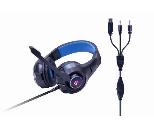 KEYBOARD USB GAMING KIT ENG/GHOST GGS-UMGL4-02 GEMBIRD