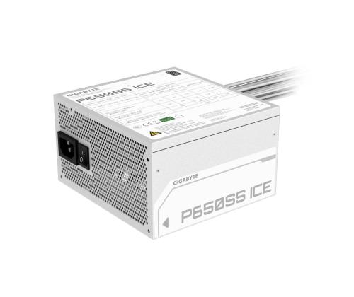 Power Supply GIGABYTE GP-P650SS ICE 650 Watts Efficiency 80 PLUS SILVER PFC Active MTBF 100000...