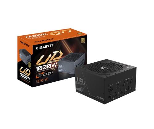Power Supply GIGABYTE UD1000GM PG5 1000 Watts Efficiency 80 PLUS GOLD PFC Active MTBF 100000...