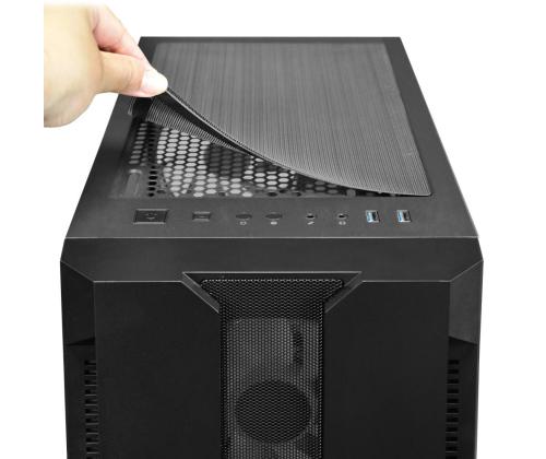 Case CHIEFTEC HUNTER MidiTower Not included ATX MiniITX Colour Black GS-01B-OP