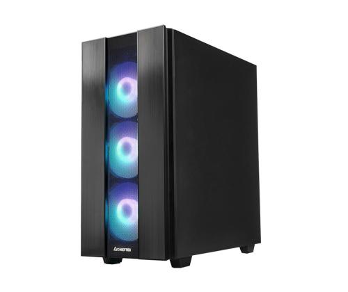 Case CHIEFTEC GS-02B-OP MidiTower Not included ATX MicroATX MiniITX Colour Black GS-02B-OP