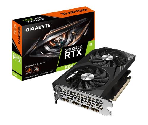 Graphics Card GIGABYTE NVIDIA GeForce RTX 3050 8 GB GDDR6 128 bit PCIE 4.0 16x Memory 14000 MHz...