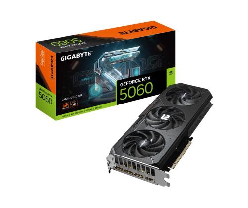 VGA PCIE16 RTX5060 8GB GDDR7/GV-N5060GAMING OC-8GD GIGABYTE