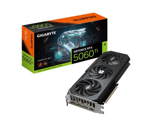 Graphics Card GIGABYTE NVIDIA GeForce RTX 5060 Ti 16 GB GDDR7 128 bit PCIE 5.0 16x GPU 2647 MHz...