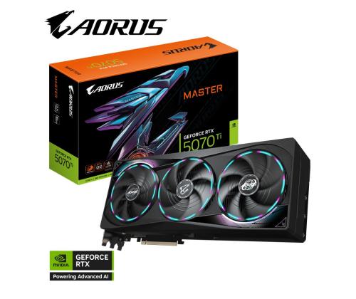Graphics Card GIGABYTE NVIDIA GeForce RTX 5070 Ti 16 GB GDDR7 256 bit PCIE 5.0 16x GPU 2670 MHz...