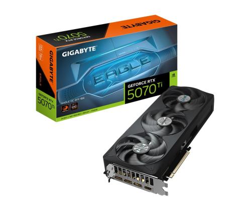 Graphics Card GIGABYTE NVIDIA GeForce RTX 5070 Ti 16 GB GDDR7 256 bit PCIE 5.0 16x Triple slot...