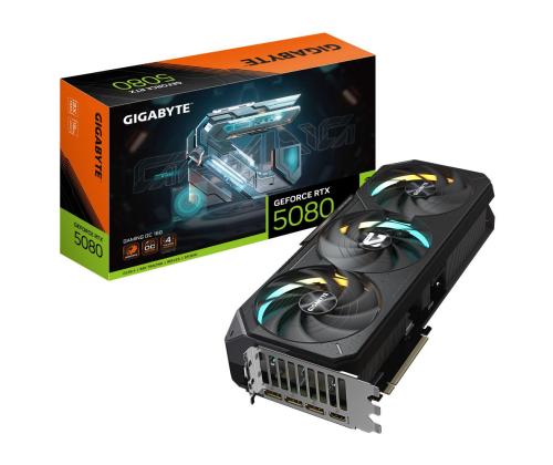 Graphics Card GIGABYTE NVIDIA GeForce RTX 5080 16 GB GDDR7 256 bit PCIE 5.0 16x GPU 2617 MHz...