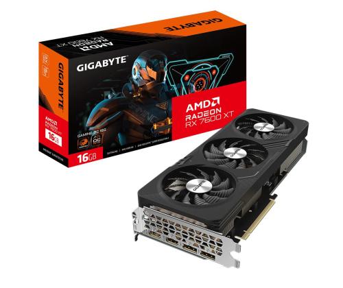 Graphics Card GIGABYTE AMD Radeon RX 7600 XT 16 GB GDDR6 PCIE 4.0 16x Triple slot Fansink 2xHDMI...
