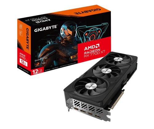 Graphics Card GIGABYTE AMD Radeon RX 7700 XT 12 GB GDDR6 192 bit PCIE 4.0 16x 2xHDMI...