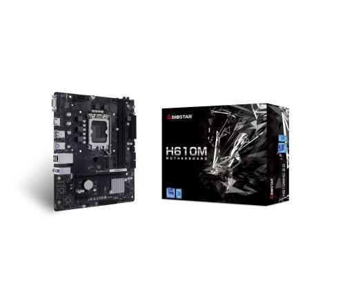 Mainboard BIOSTAR Intel H610 LGA1700 Micro-ATX Memory DDR4 Memory slots 2 H610MHC2.0