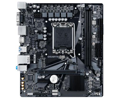 Mainboard GIGABYTE Intel H610 LGA1700 Micro-ATX Memory DDR5 Memory slots 2 1xPCI-Express 3.0 1x...