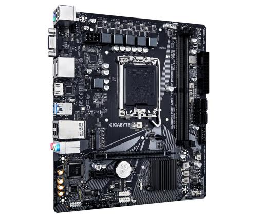 Mainboard GIGABYTE Intel H610 LGA1700 Micro-ATX Memory DDR5 Memory slots 2 1xPCI-Express 3.0 1x...