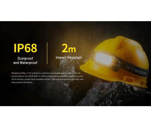 HEADLAMP H SERIES 3000 LUMENS/HC75 UHE NITECORE