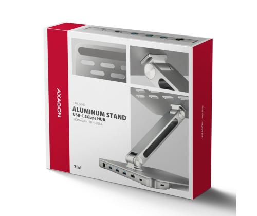 NB ACC STAND 10-16" + I/O HUB/7IN1 HMC-STND AXAGON
