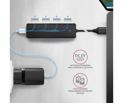 I/O HUB USB TRAVEL/0.19M HUE-C1A AXAGON