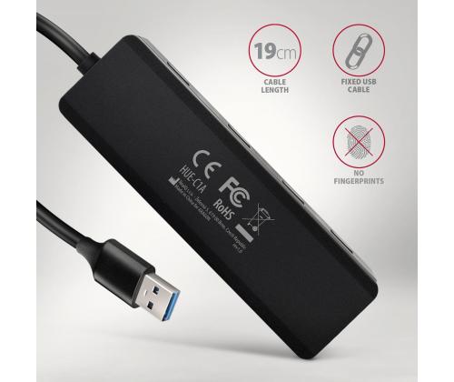 I/O HUB USB TRAVEL/0.19M HUE-C1A AXAGON