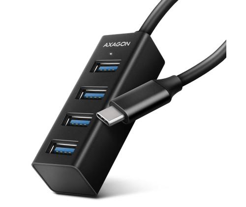 I/O HUB USB-C 4PORT MINI/0.2M HUE-M1C AXAGON