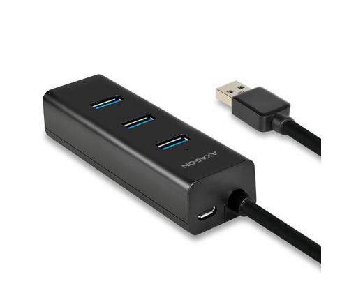I/O HUB USB3.0 4PORT CHARGING/1.2M HUE-S2BL AXAGON