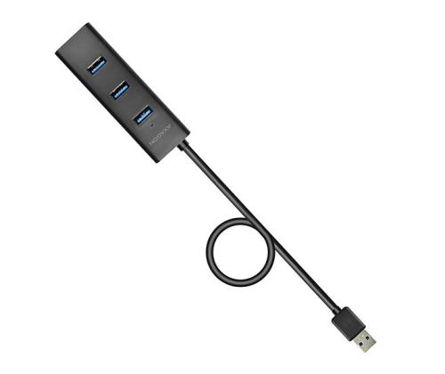 I/O HUB USB3.0 4PORT CHARGING/W/AC 1.2M HUE-S2BP AXAGON