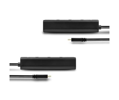 I/O HUB USB-C 4PORT CHARGING/0.4M HUE-S2C AXAGON