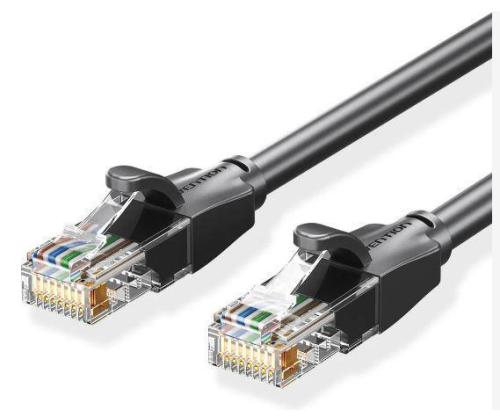 PATCH CABLE CAT.6 UTP/2M BLACK IBEBH VENTION