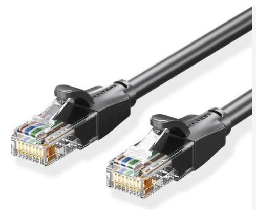 PATCH CABLE CAT.6 UTP/3M BLACK IBEBI VENTION