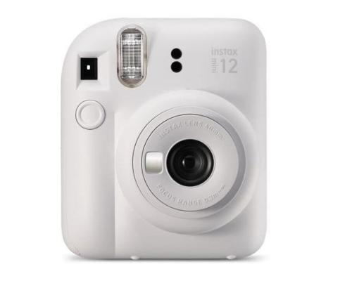 CAMERA INSTANT W/10SH GLOSSY/INSTAX MINI 12 WHITE FUJIFILM