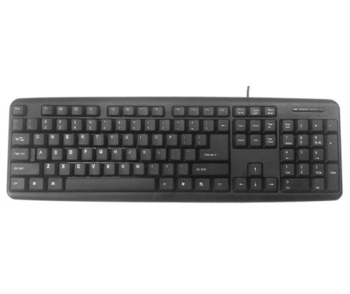 KEYBOARD STANDART USB RUS/BLACK KB-U-103-RU GEMBIRD