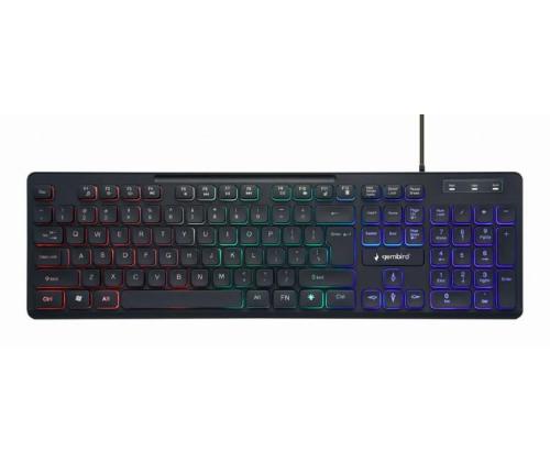 KEYBOARD MULTIMEDIA USB ENG/BLACK KB-UML-02 GEMBIRD