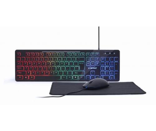 KEYBOARD +MOUSE USB ENG/KBS-UML-01 GEMBIRD