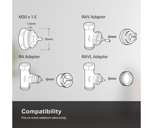 SMART HOME RADIATOR THERMOSTAT/KE100 KIT TP-LINK