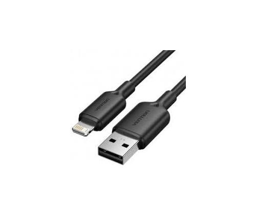 CABLE USB2.0 TO LIGHTNING/2M BLACK LAMBH VENTION