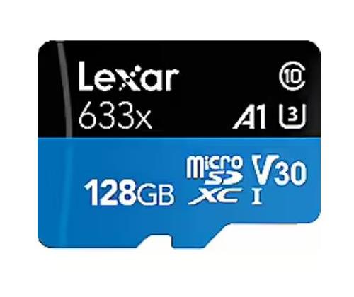 MEMORY MICRO SDXC 128GB UHS-I/W/A LMSBLPL128G-BNANG LEXAR