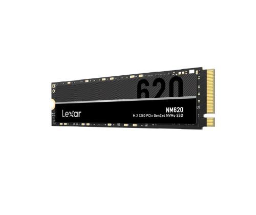 SSD LEXAR NM620 256GB M.2 PCIE NVMe Write speed 1300 MBytes/sec Read speed 3300 MBytes/sec MTBF...