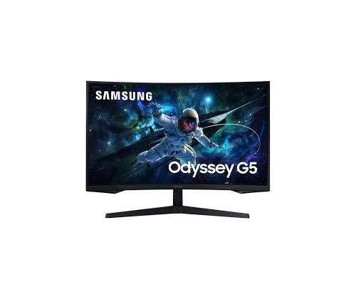 LCD Monitor SAMSUNG ODYSSEY G5 32" Gaming/Curved Panel VA 16:9 165Hz 1 ms Tilt Colour Black...