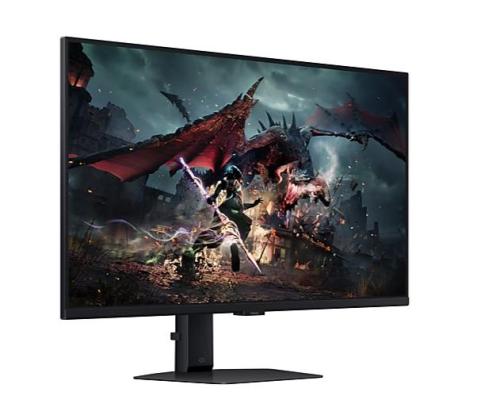 LCD Monitor SAMSUNG ODYSSEY G5 32" Gaming Panel VA 2560x1440 16:9 180Hz 1 ms Colour Black...